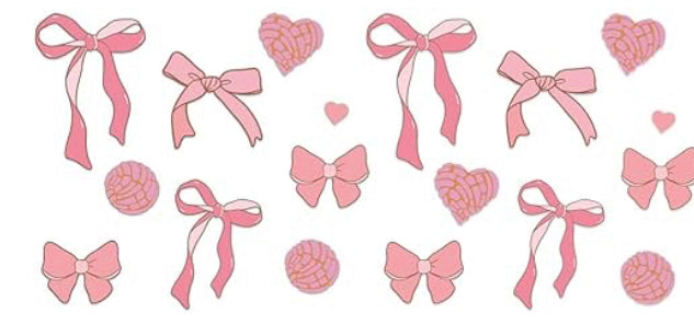 Bows & Hearts Decal