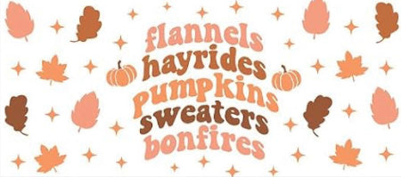 Flannels & Hayrides Decal