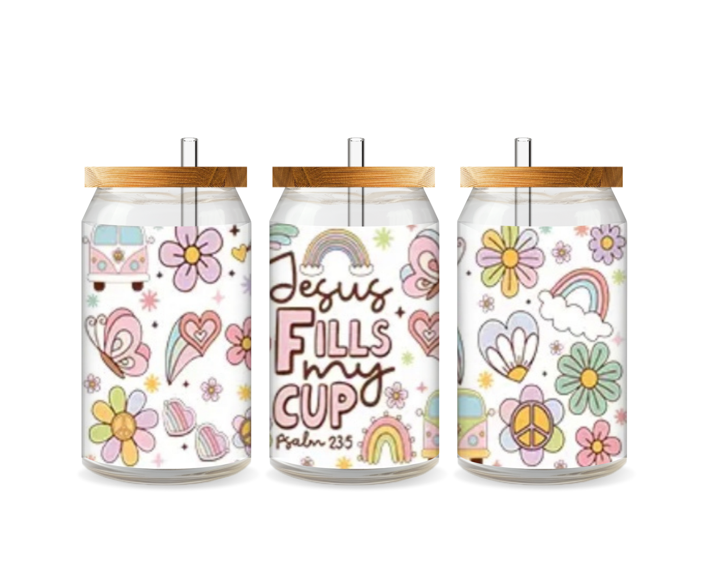 Jesus Fills My Cup Decal