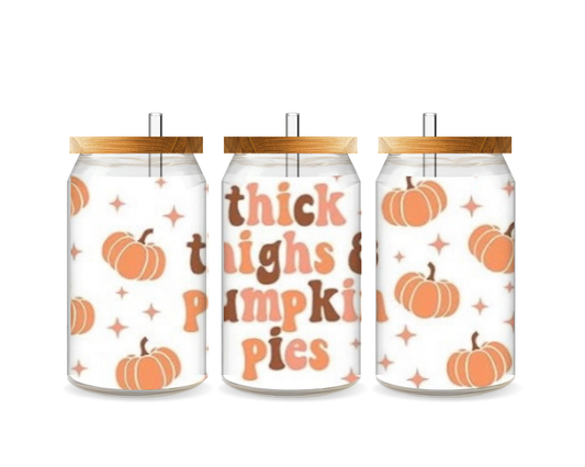 Thick Thighs & Pumpkin Pies Decal