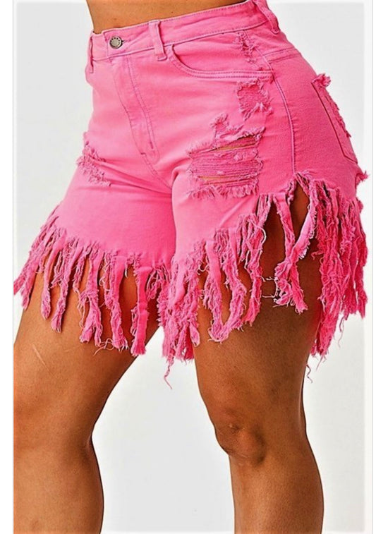 Pink Lemonade Plus Size Shorts